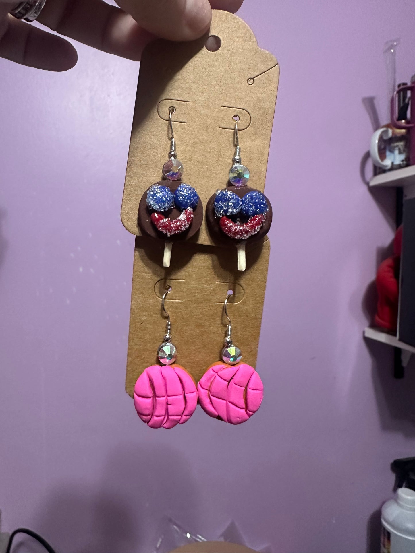Concha or Payaso paleta earrings