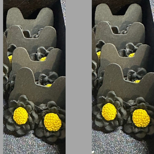 Colorful handmade polymer clay earrings