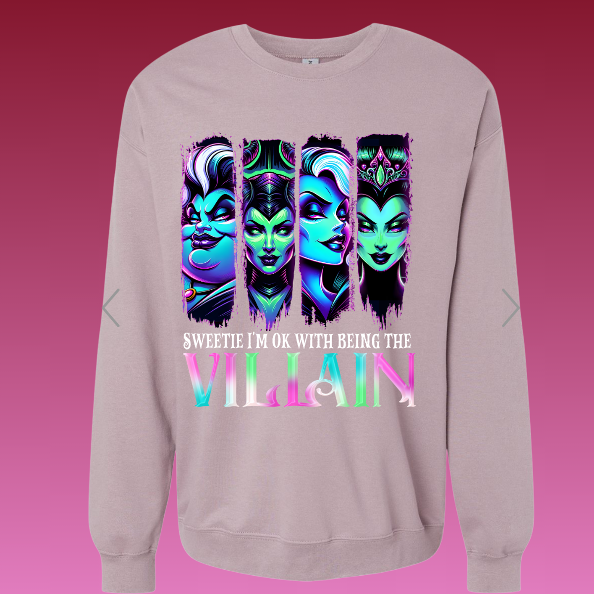 Villains women’s sweatshirt