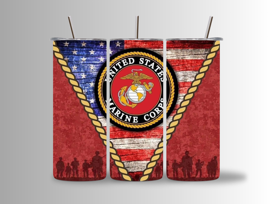 Marine Corps tumbler